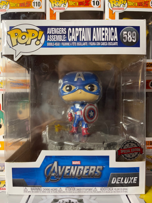 Marvel Avengers Assemble - Deluxe - Capitán América (589)