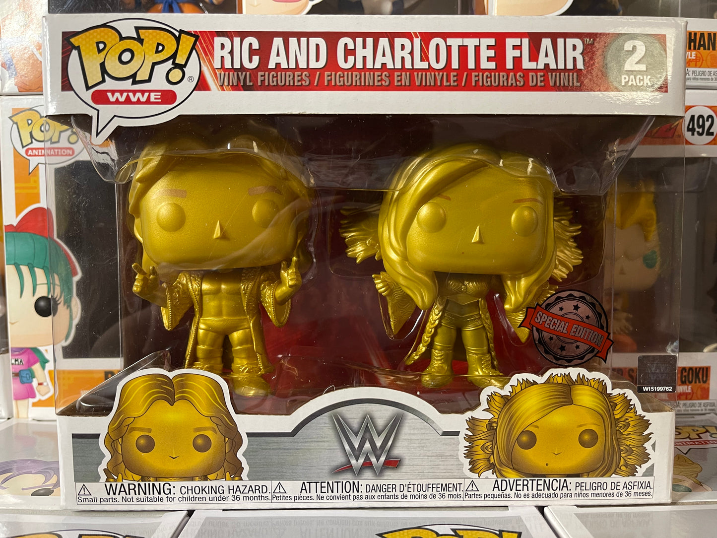 WWE - Ric and Charlotte Flair (Gold) (2-Pack) Vaulted