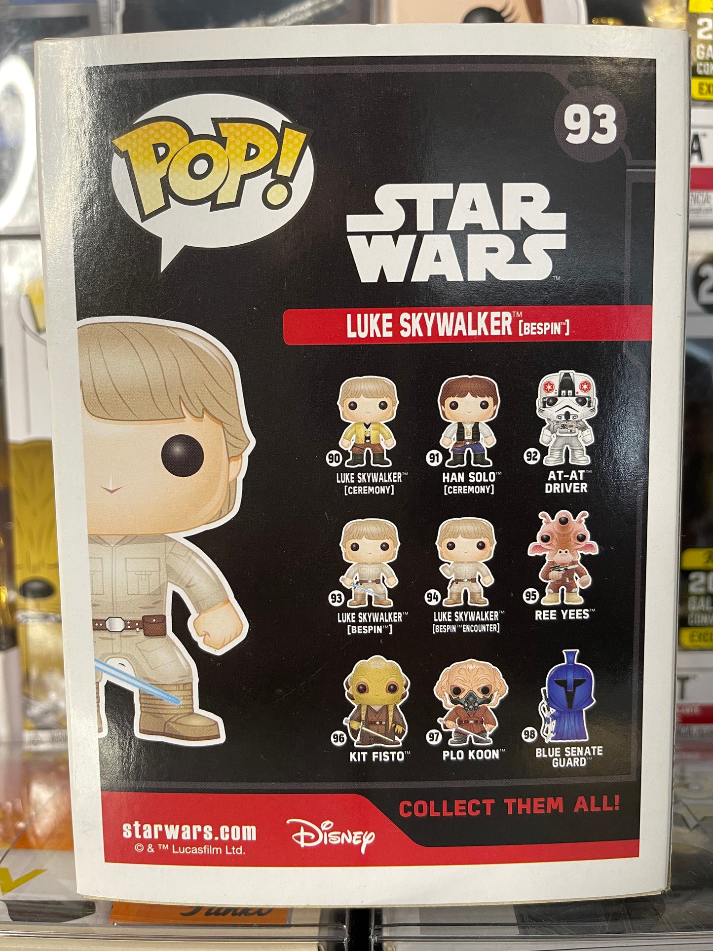 Star Wars - Luke Skywalker (Bespin Encounter) (93) Vaulted