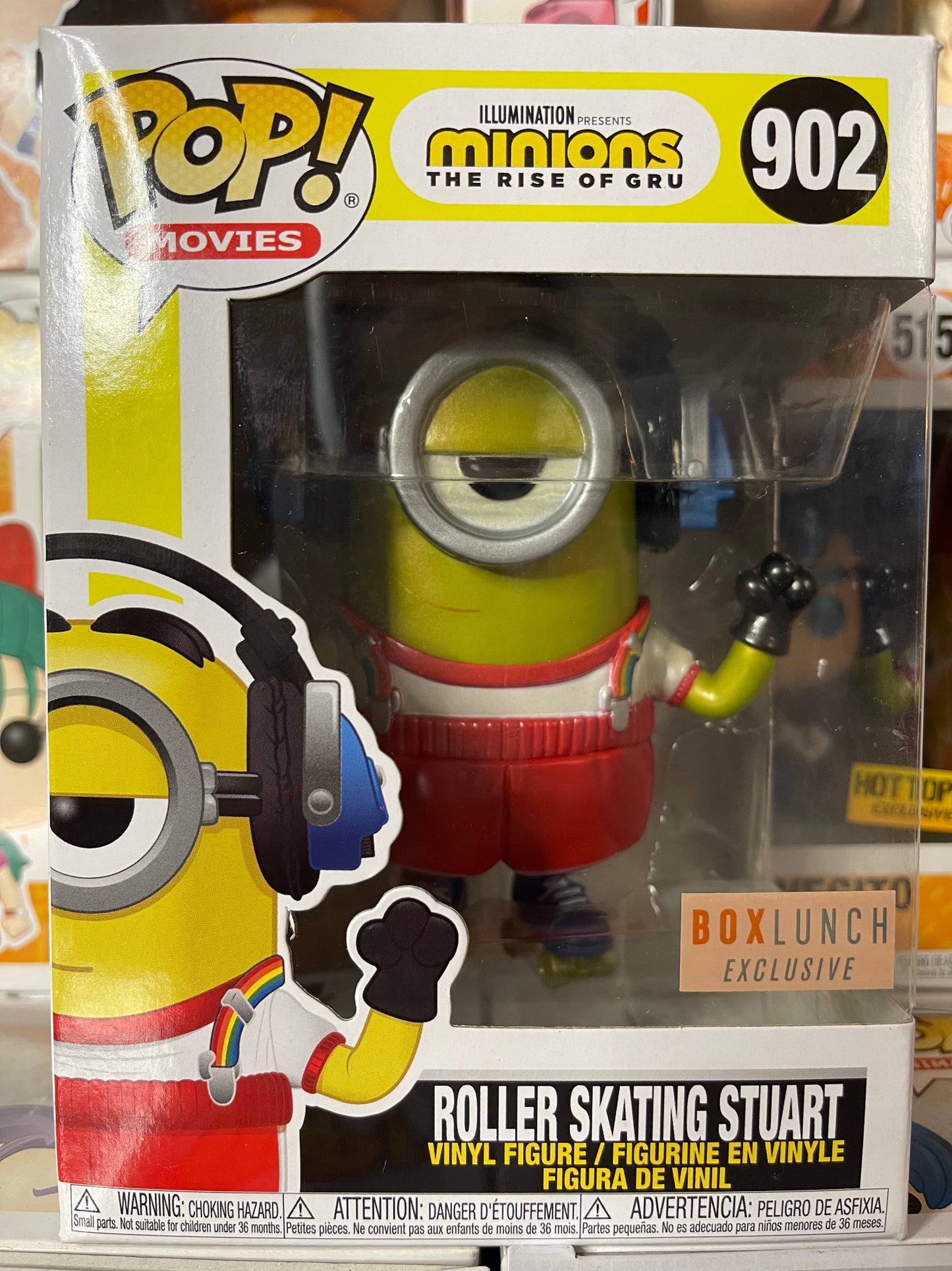 Minions - Roller Skating Stuart (Metallic) (902)  BoxLunch Exclusive Vaulted
