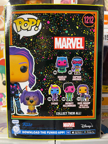 Marvel - Kate Bishop con Lucky the Pizza Dog (Blacklight) (1212)