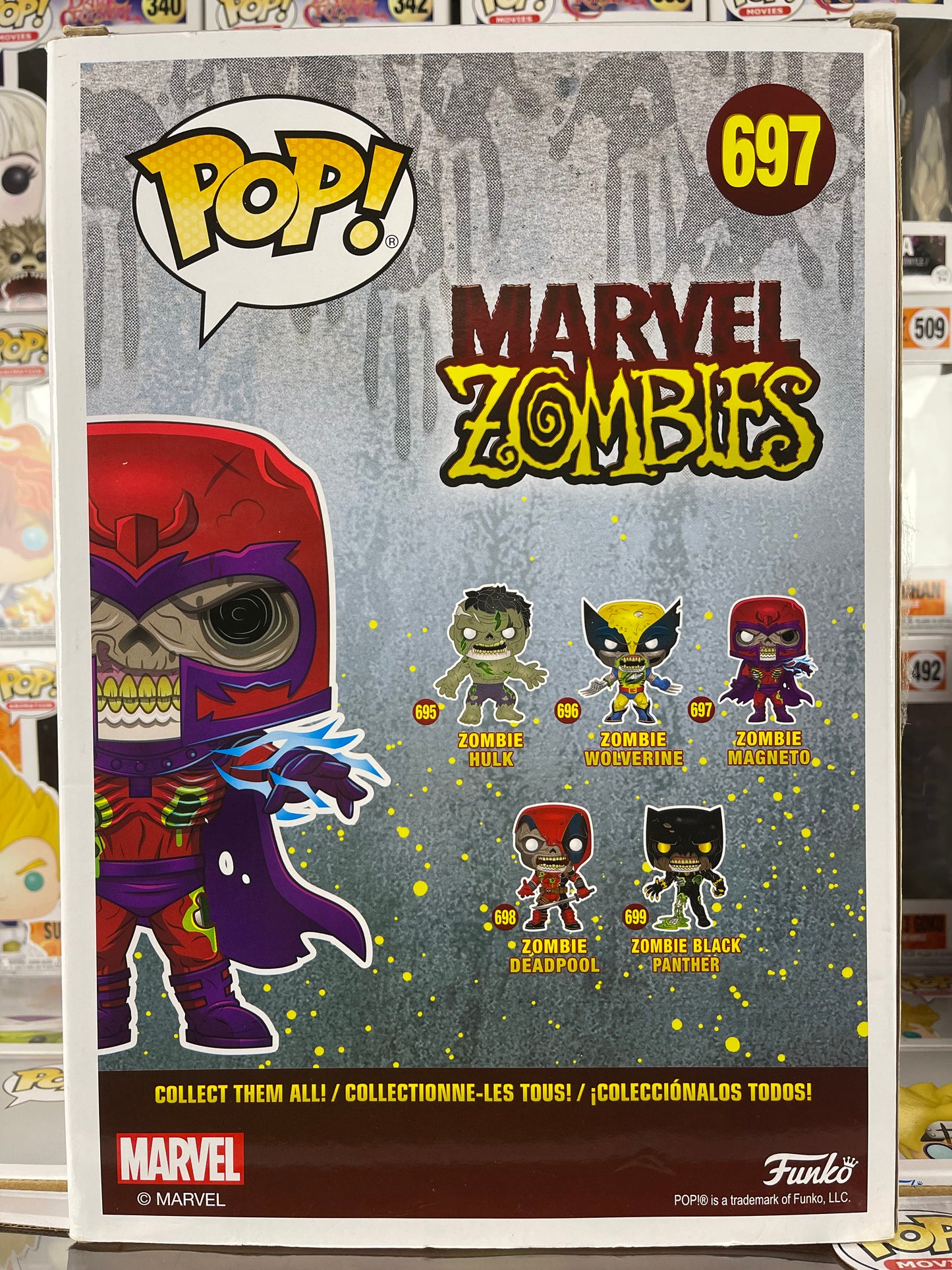 Marvel Zombies - 10" - Zombi Magneto (697)