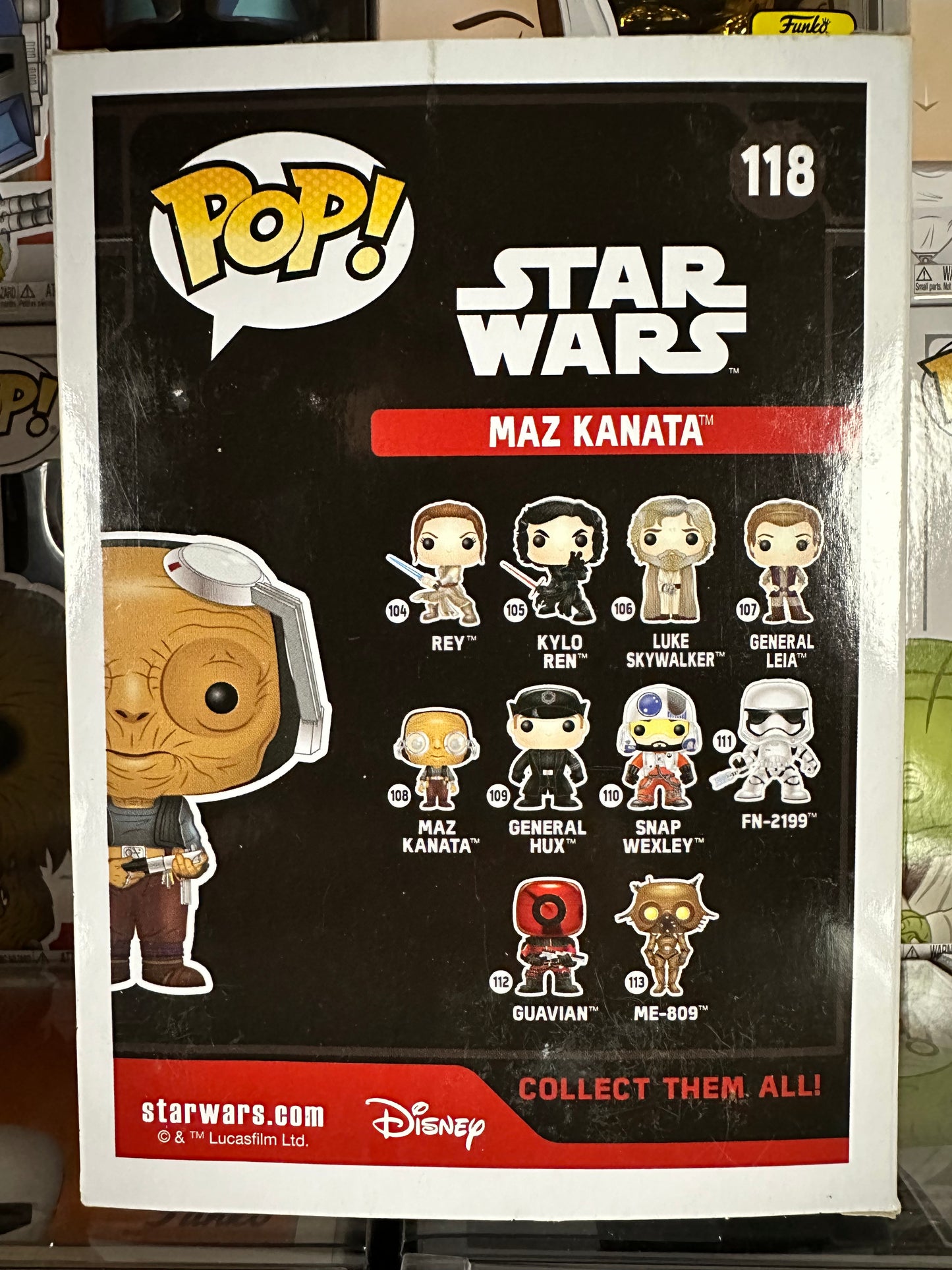 Star Wars - Maz Kanata (No Glasses) (118) Target Vaulted