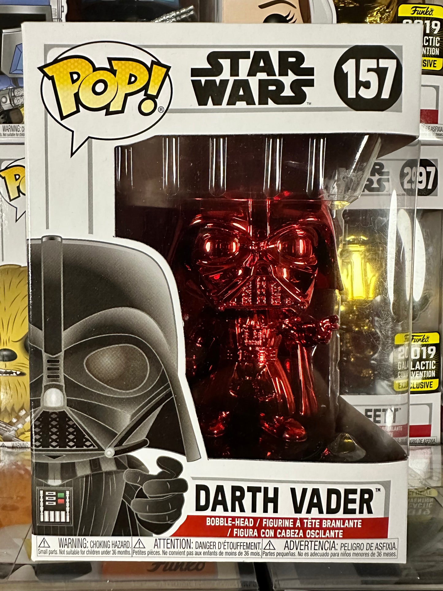 Star Wars - Darth Vader (Red Chrome) (157) Vaulted