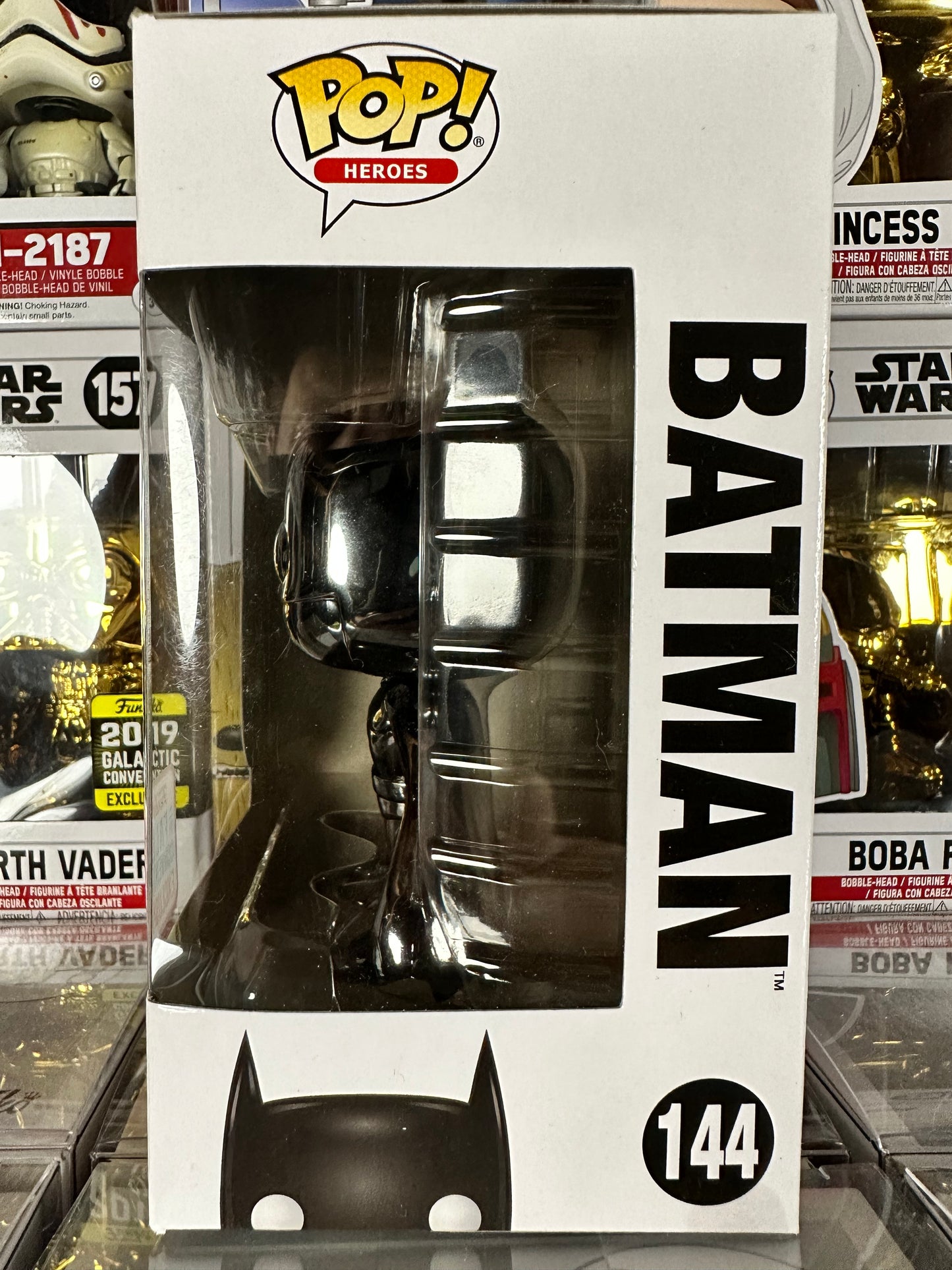 DC Super Heroes - Batman (Black Chrome) (144) [Fall Convention] Vaulted