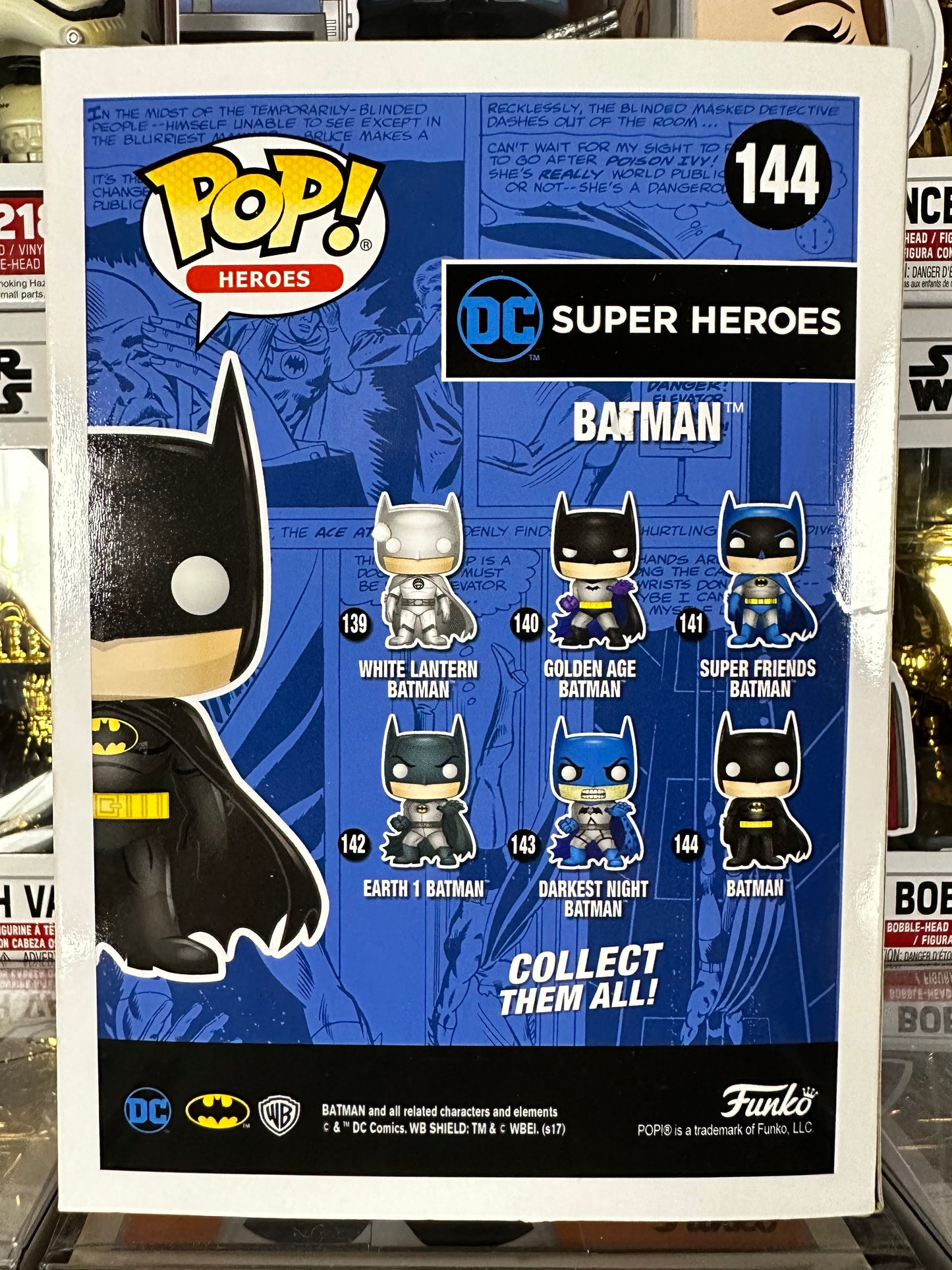 DC Super Heroes - Batman (Black Chrome) (144) [Fall Convention] Vaulted
