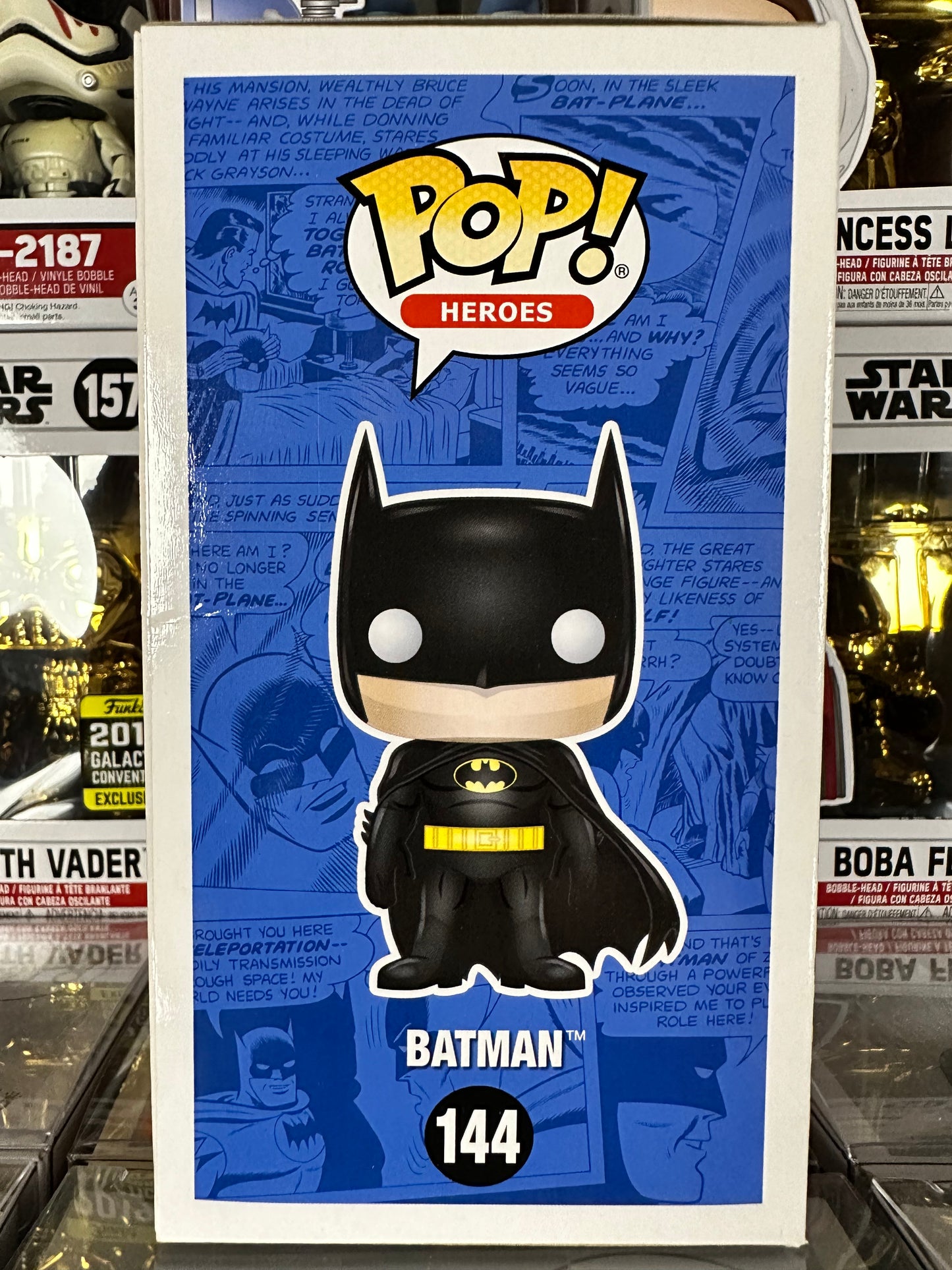 DC Super Heroes - Batman (Black Chrome) (144) [Fall Convention] Vaulted