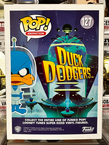 Duck Dodgers - Duck Dodgers (Green) (Glow in the Dark) (127) Funko Shop Exclusive Vaulted