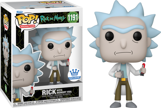 Rick and Morty - Rick with Memory Vial (1191) Funko Shop Exclusive