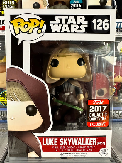 Star Wars - Luke Skywalker (Hooded) (126) (2017 Galactic Convention Exclusive) Vaulted