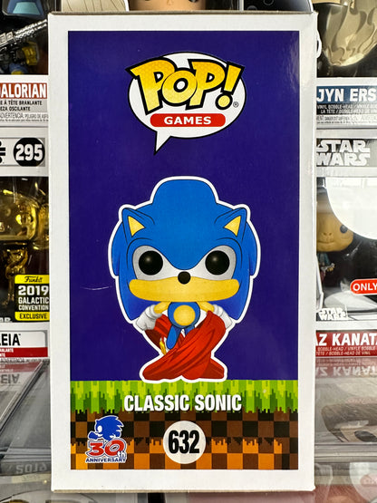 Sonic the Hedgehog - Classic Sonic (Flocked) (632) Popcultcha Exclusive