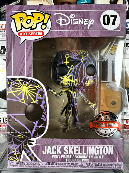 Disney - Jack Skellington (Negro) (Serie de arte) (07)