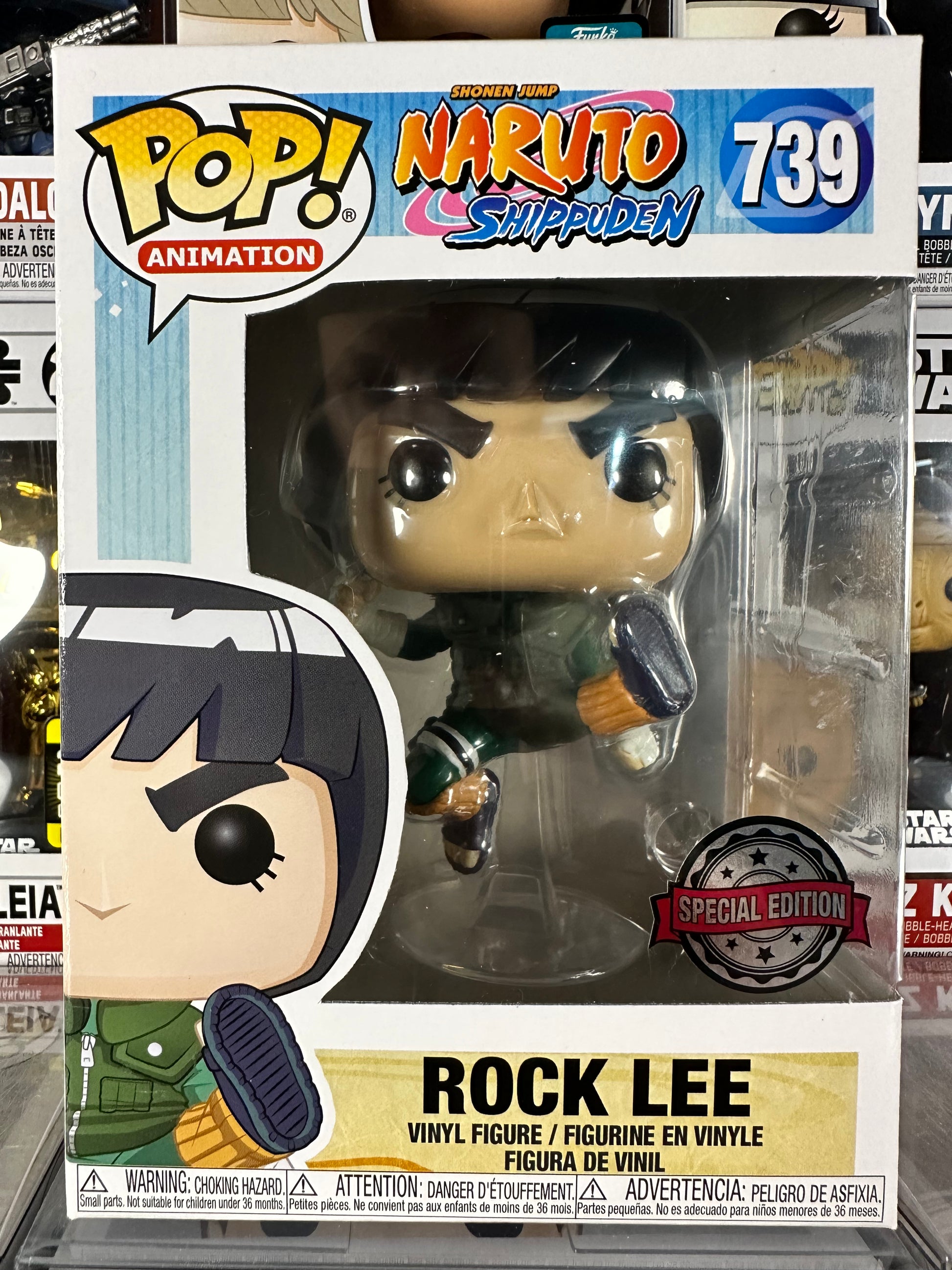 Figurine Funko POP Rock Lee - Special Edition (739) Naruto