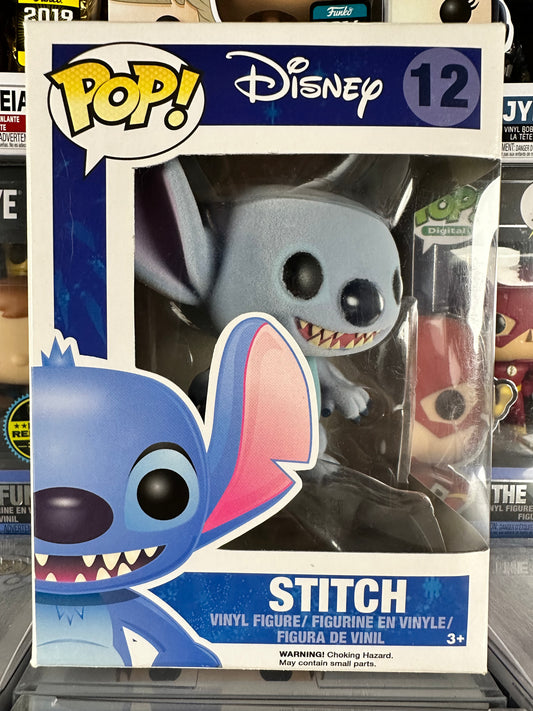 Disney - Stitch (Flocked) (12) Vaulted GRAIL