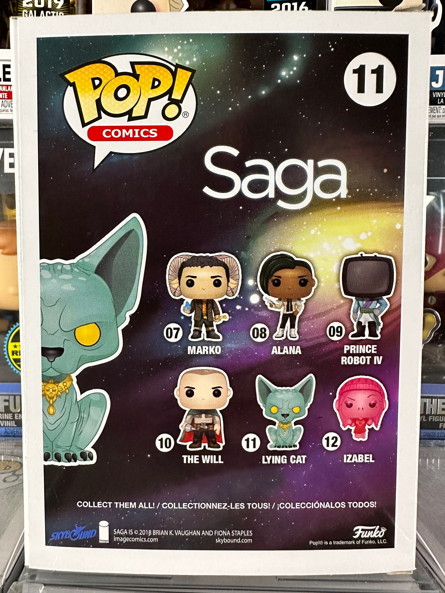 Saga - Lying Cat (Pink) (11) Vaulted