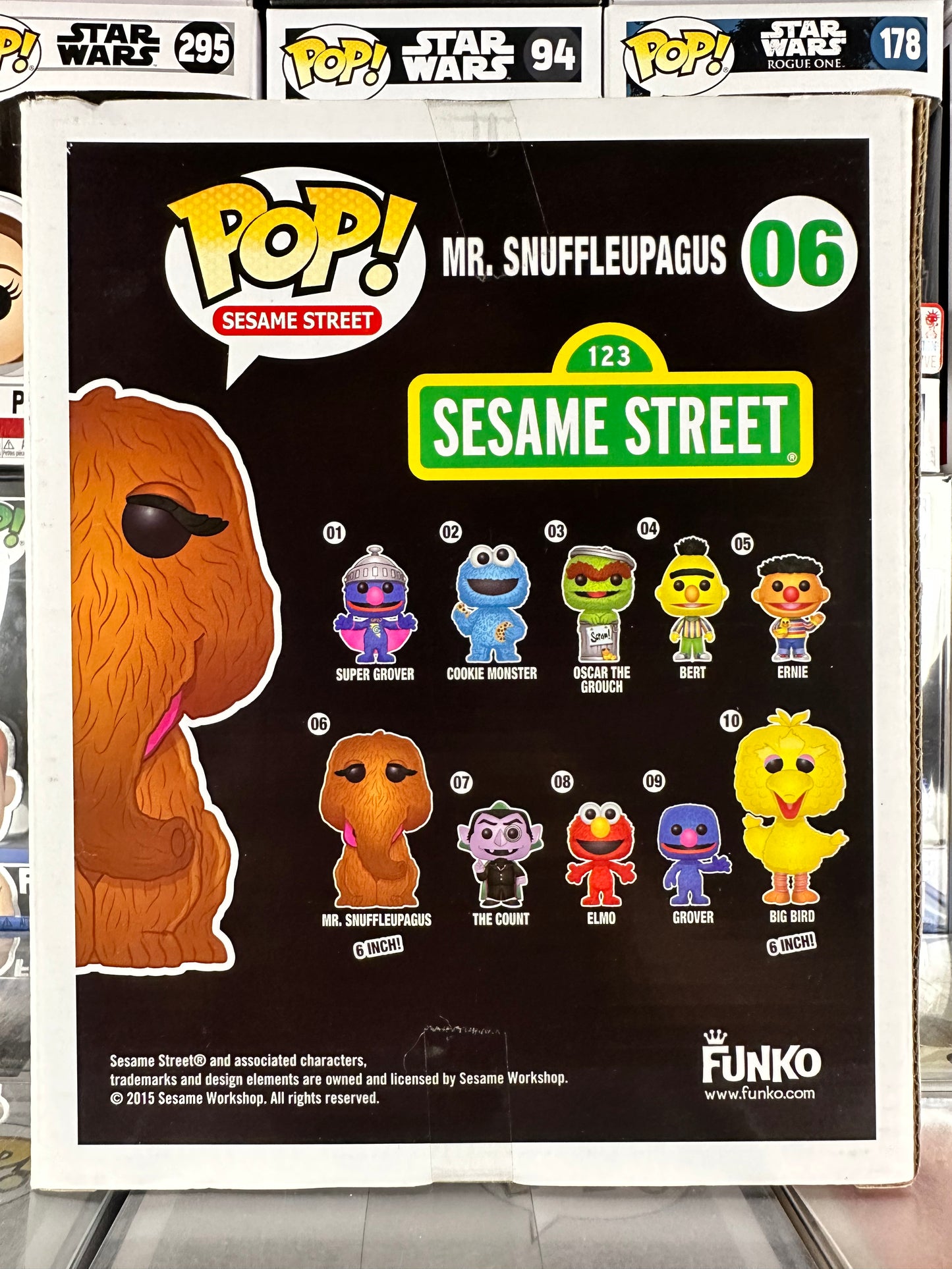 Pop Sesame Street - 6" - Mr. Snuffleupagus (06) Vaulted