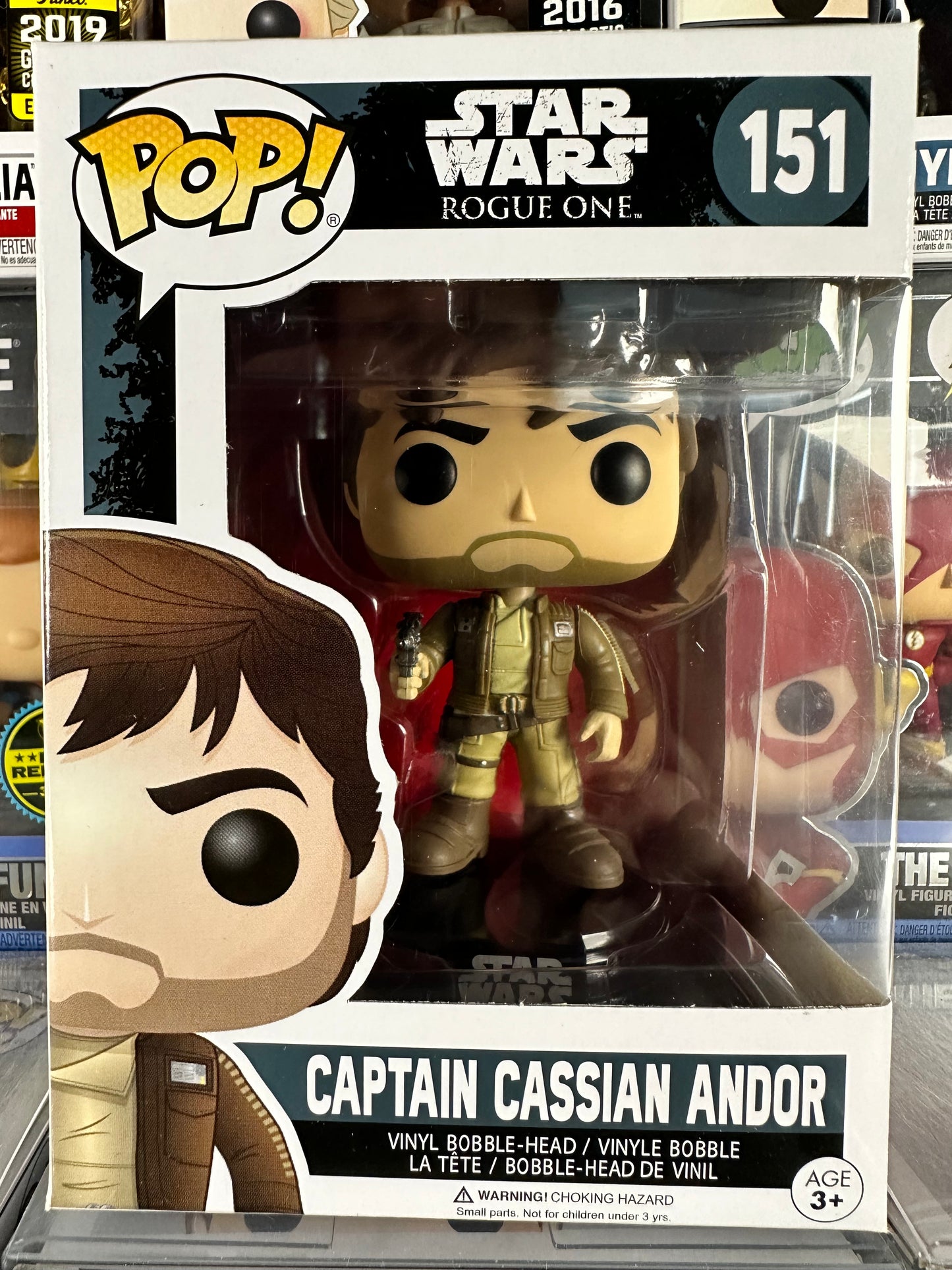 Star Wars Rogue One - Captain Cassian Andor (Brown Jacket) (151) Vaulted