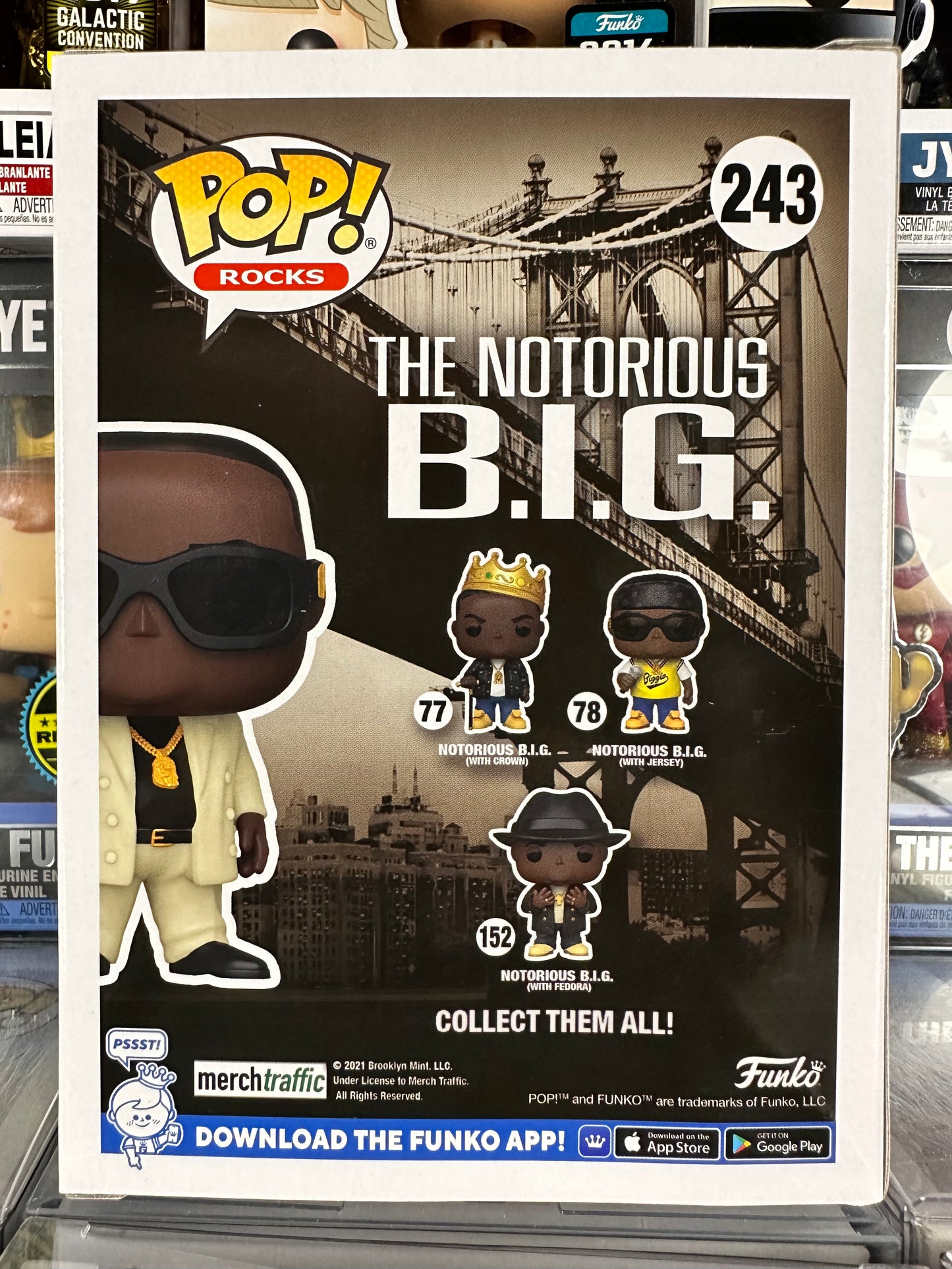 Pop Rocks - The Notorious BIG - Notorious B.I.G. with Suit (243)