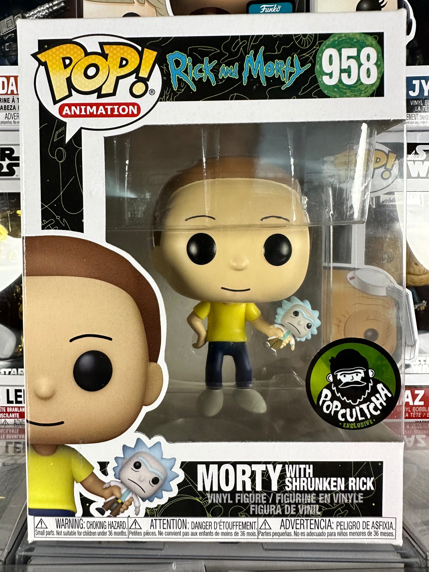 Rick y Morty - Morty con Rick encogido (958) Popcultcha