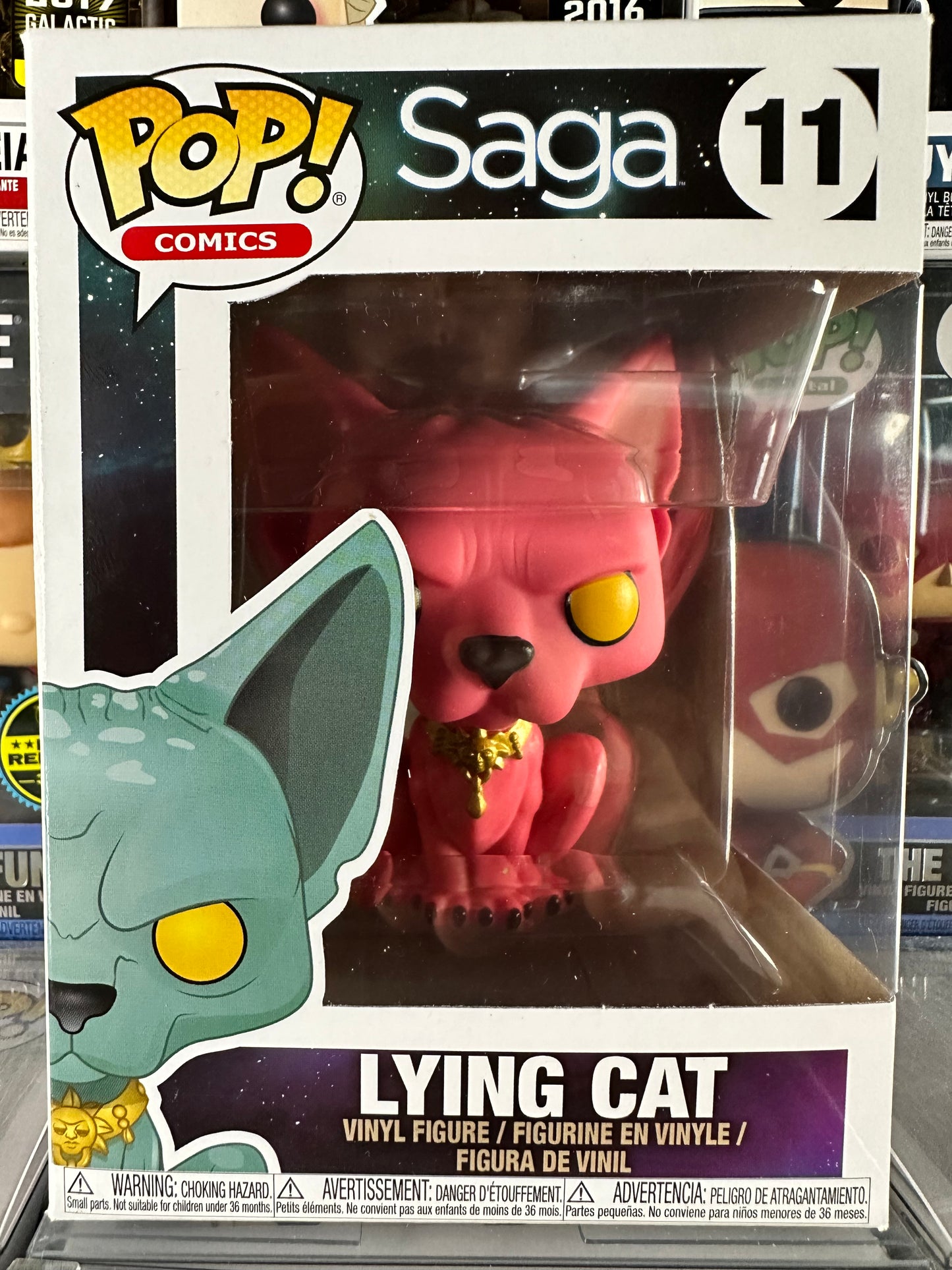 Saga - Lying Cat (Pink) (11) Vaulted