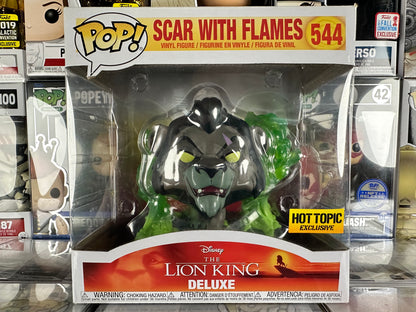 Disney El Rey León - Deluxe - Cicatriz con llamas (544) Exclusivo de tema candente
