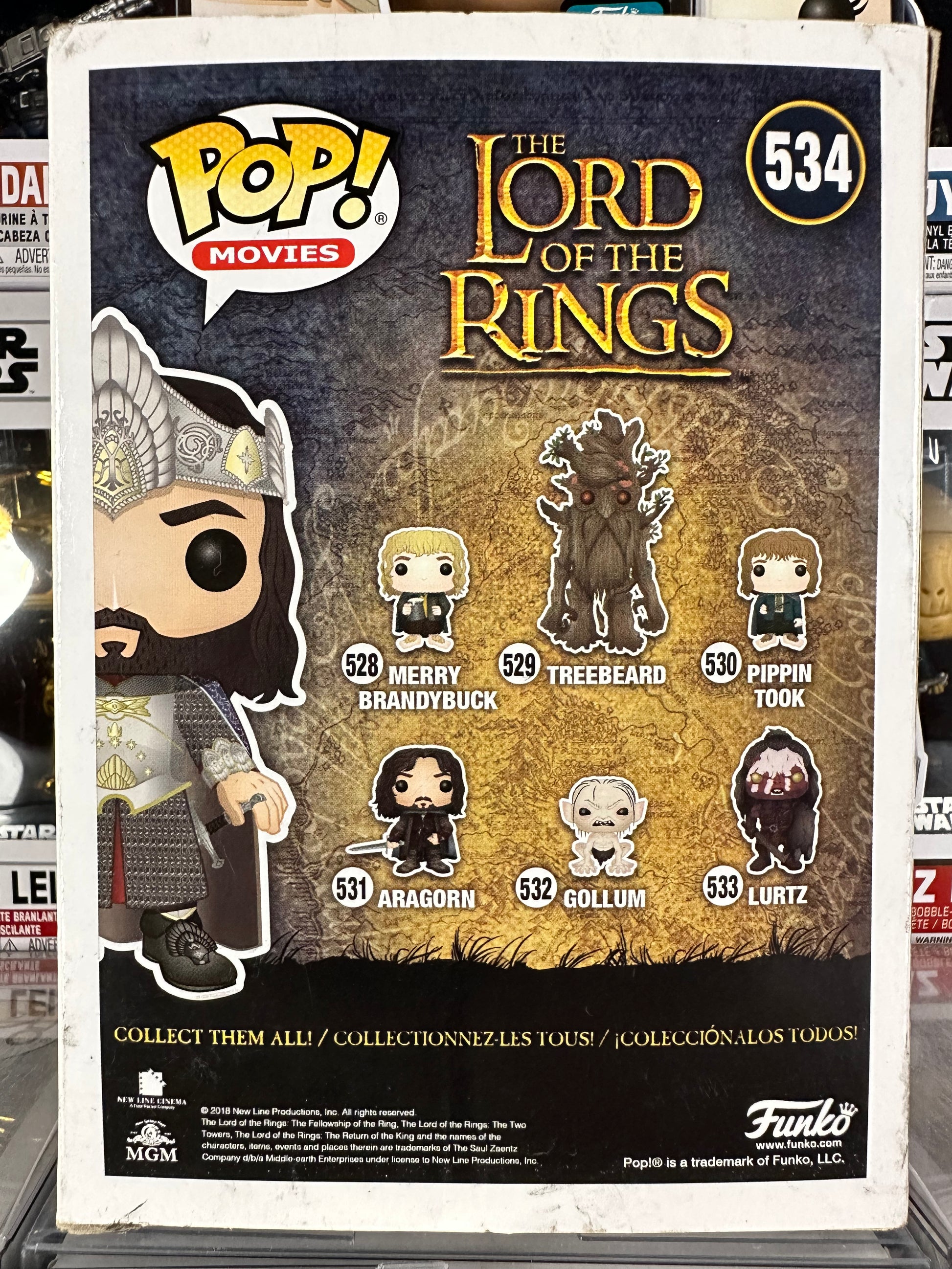 The Lord of the Rings King Aragorn 534 Vaulted Popsession