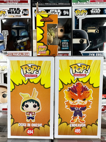 My Hero Academia - Mystery Box - Deku in Onesie (494), Endeavour (495) (5-Piece) Vaulted