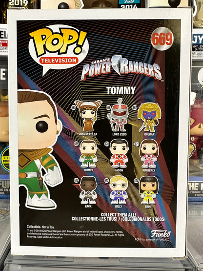 Power Rangers - Tommy (metálico) (669) Galactic Toys exclusivo abovedado