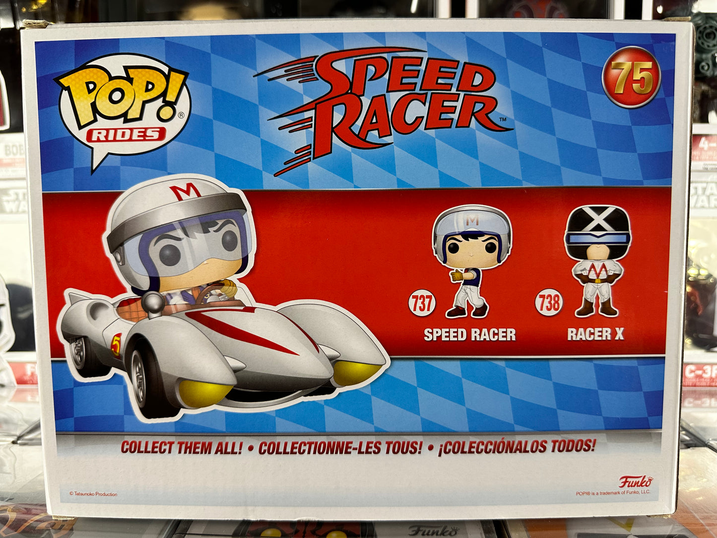 Speed Racer Minimates Speed Racer - Rides - Speed Racer With The Mach 5 (75) Vaulted – Popsession