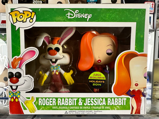 Disney - Roger Rabbit & Jessica Rabbit (2-Pack) (2014 Holidays Asia Exclusive) Vaulted GRAIL