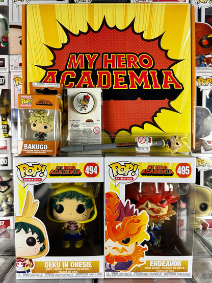 My Hero Academia - Mystery Box - Deku in Onesie (494), Endeavour (495) (5-Piece) Vaulted