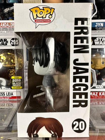 Attack on Titan - Eren Jaeger (Black & White) (20) Vaulted