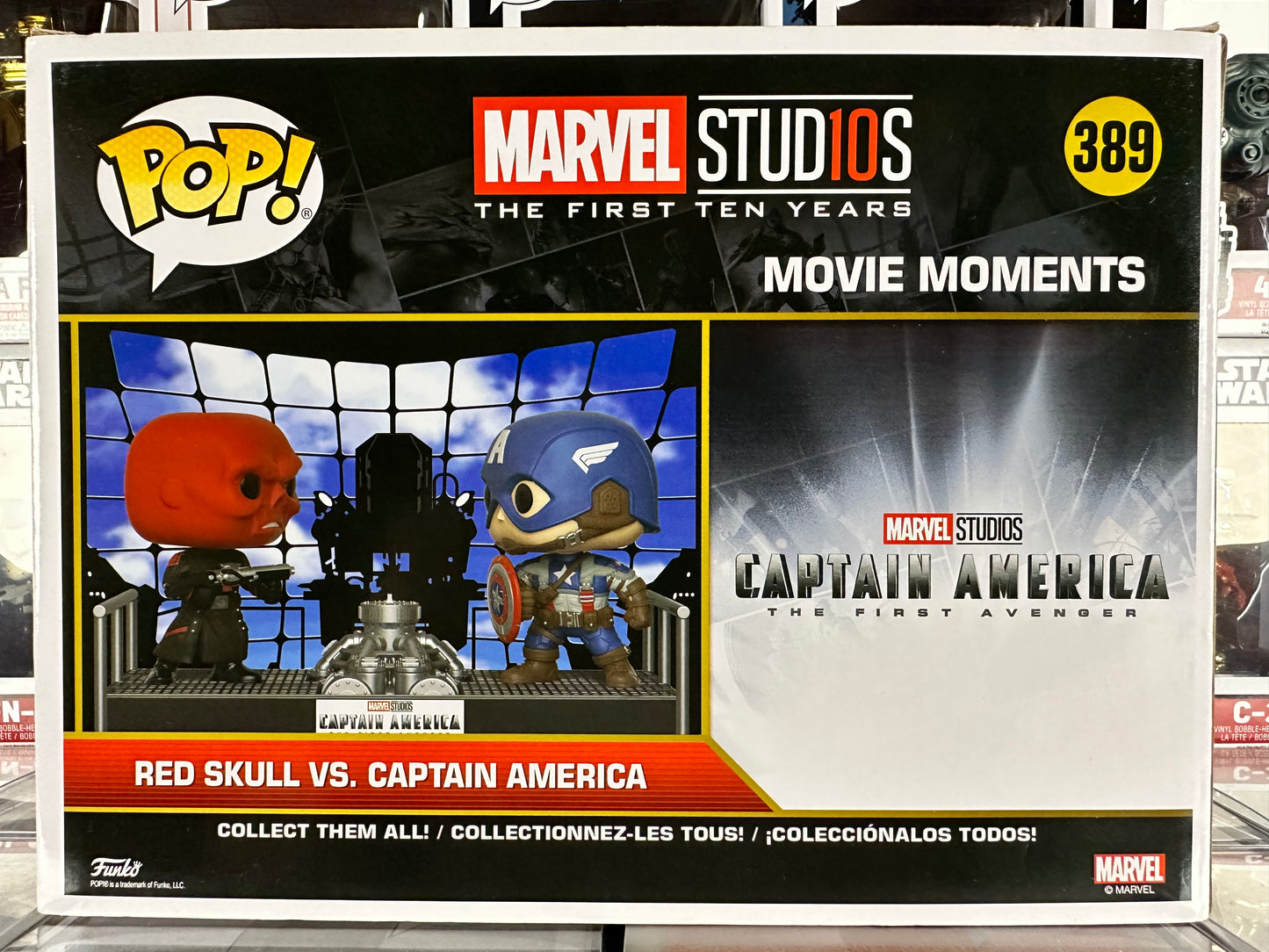 Marvel Capitán América El primer vengador - Momentos de la película - Cráneo rojo versus. Capitán América (389)