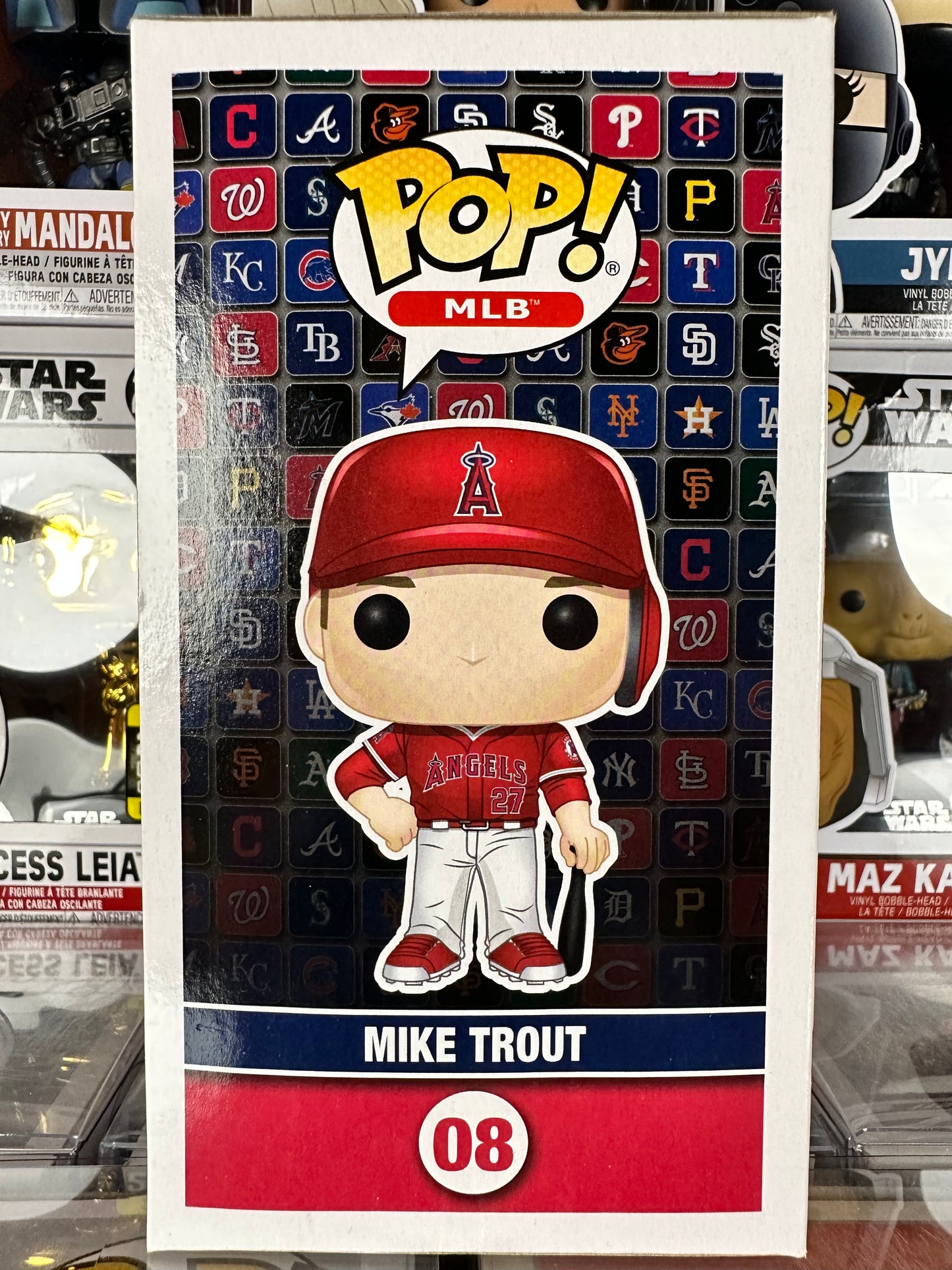 MLB - Mike Trout (camiseta blanca) (08)