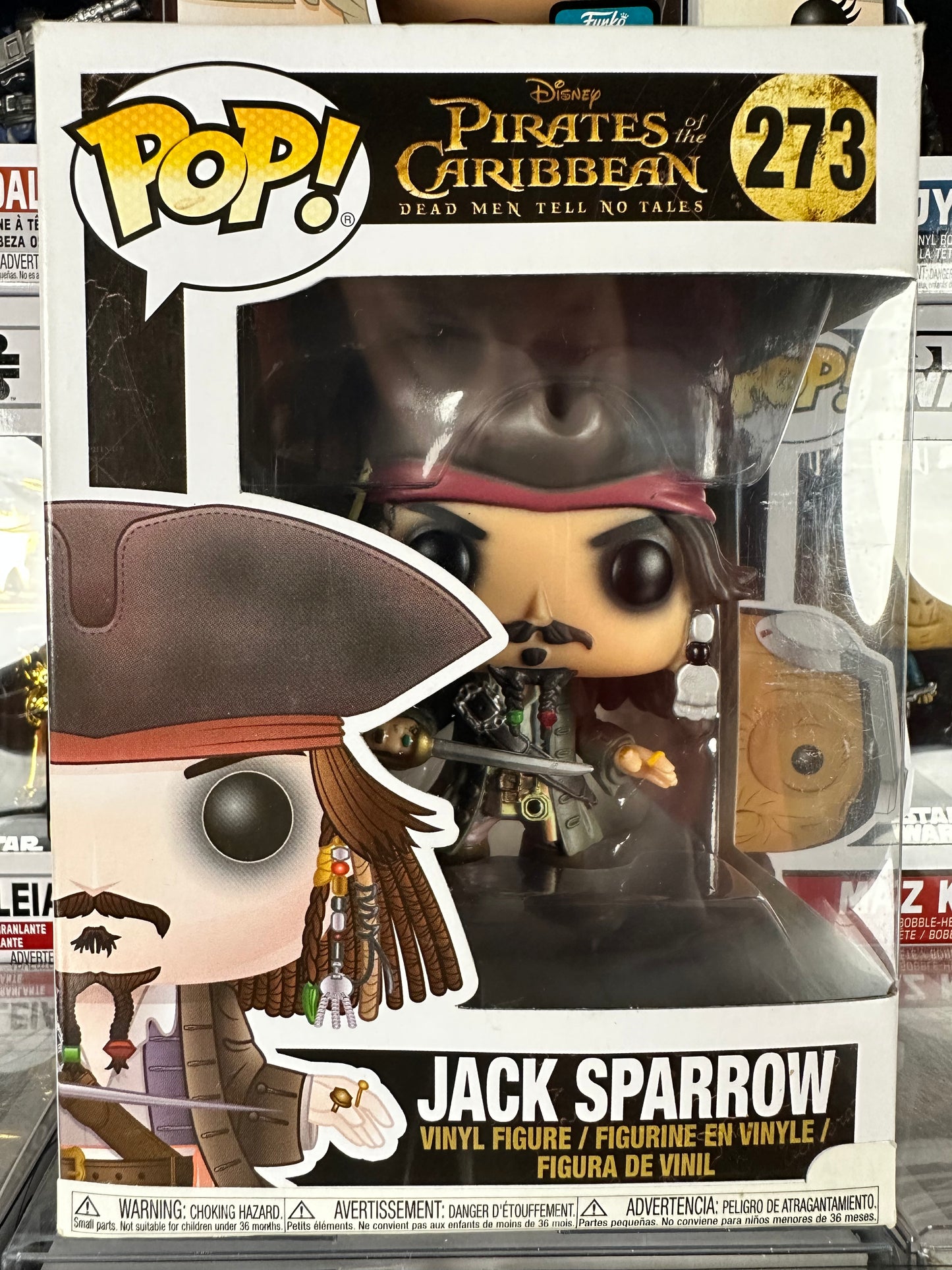 Disney Pirates of the Caribbean Jack Sparrow 273 Vaulted Popsession