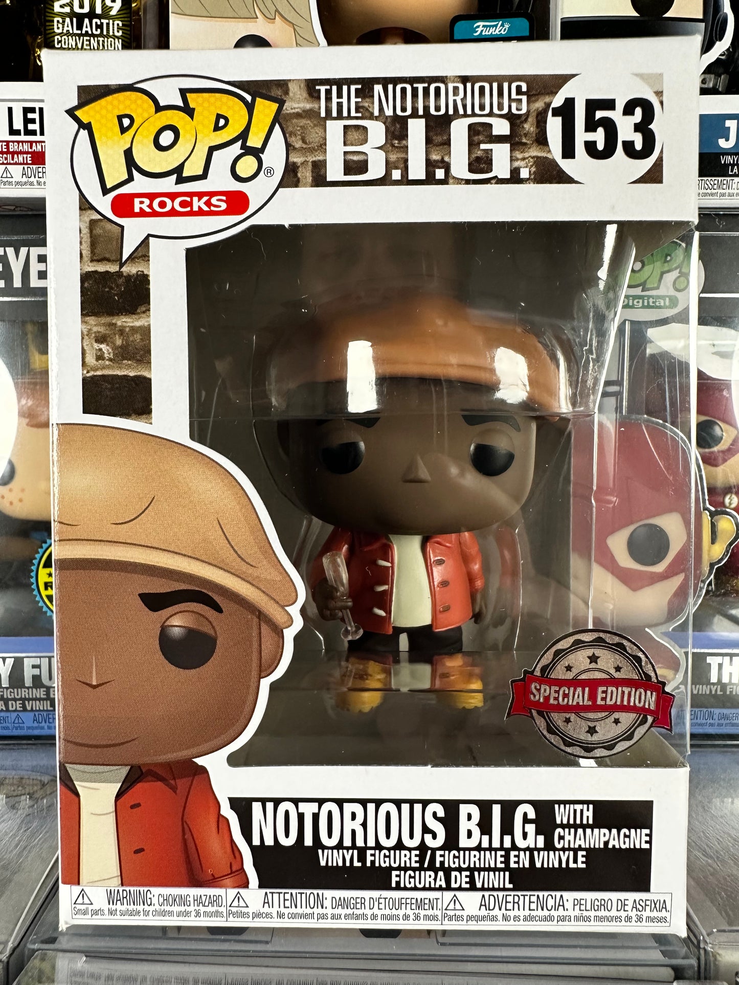 Pop Rocks - The Notorious BIG - Notorious BIG con champán (153) abovedado