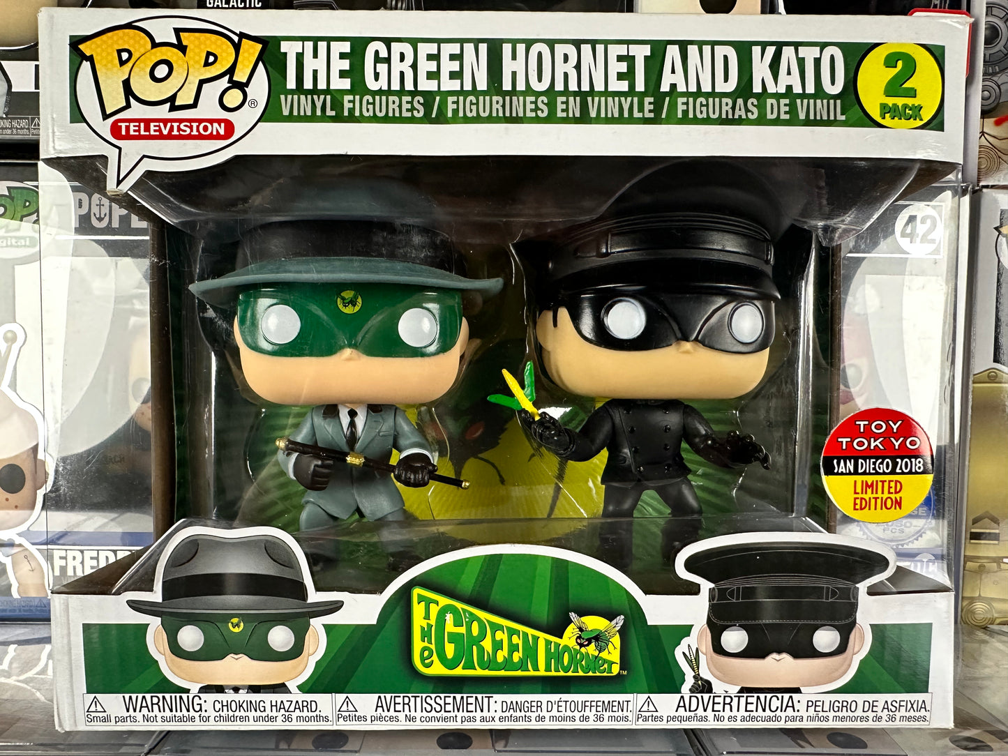 The Green Hornet - The Green Hornet and Kato (2-Pack) 2018 SDCC Toy Tokyo Exclusive