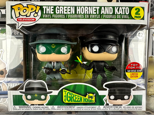 The Green Hornet - The Green Hornet y Kato (paquete de 2) 2018 SDCC Toy Exclusivo de Tokio