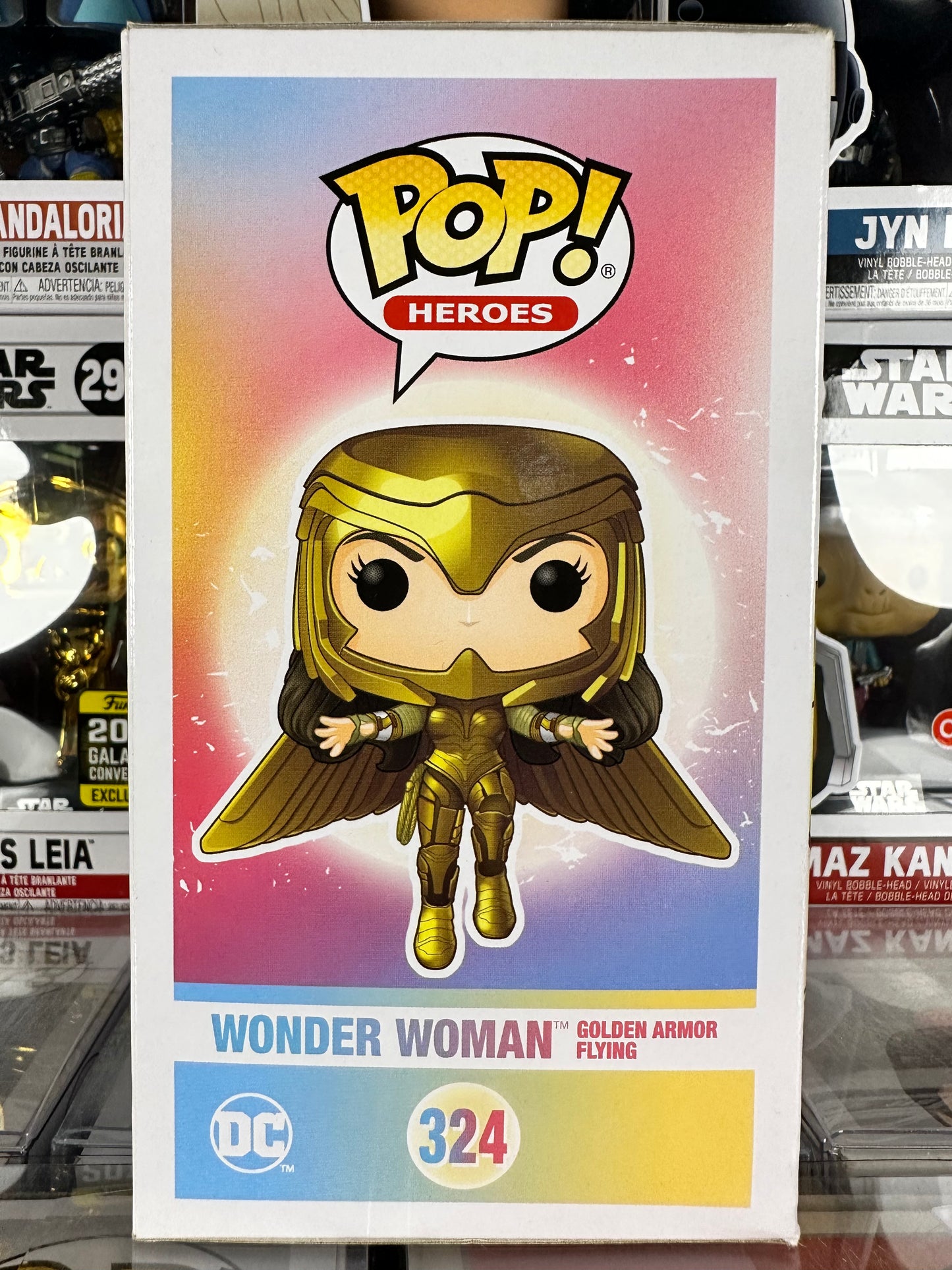 DC Wonder Woman 84 - Wonder Woman (Golden Armor Flying) (Metallic) (324)
