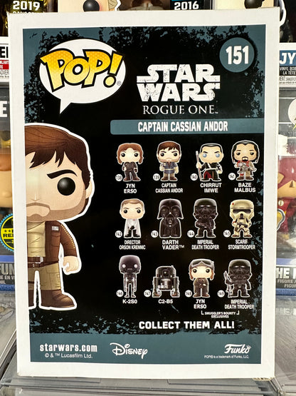 Star Wars Rogue One - Captain Cassian Andor (Brown Jacket) (151) Vaulted