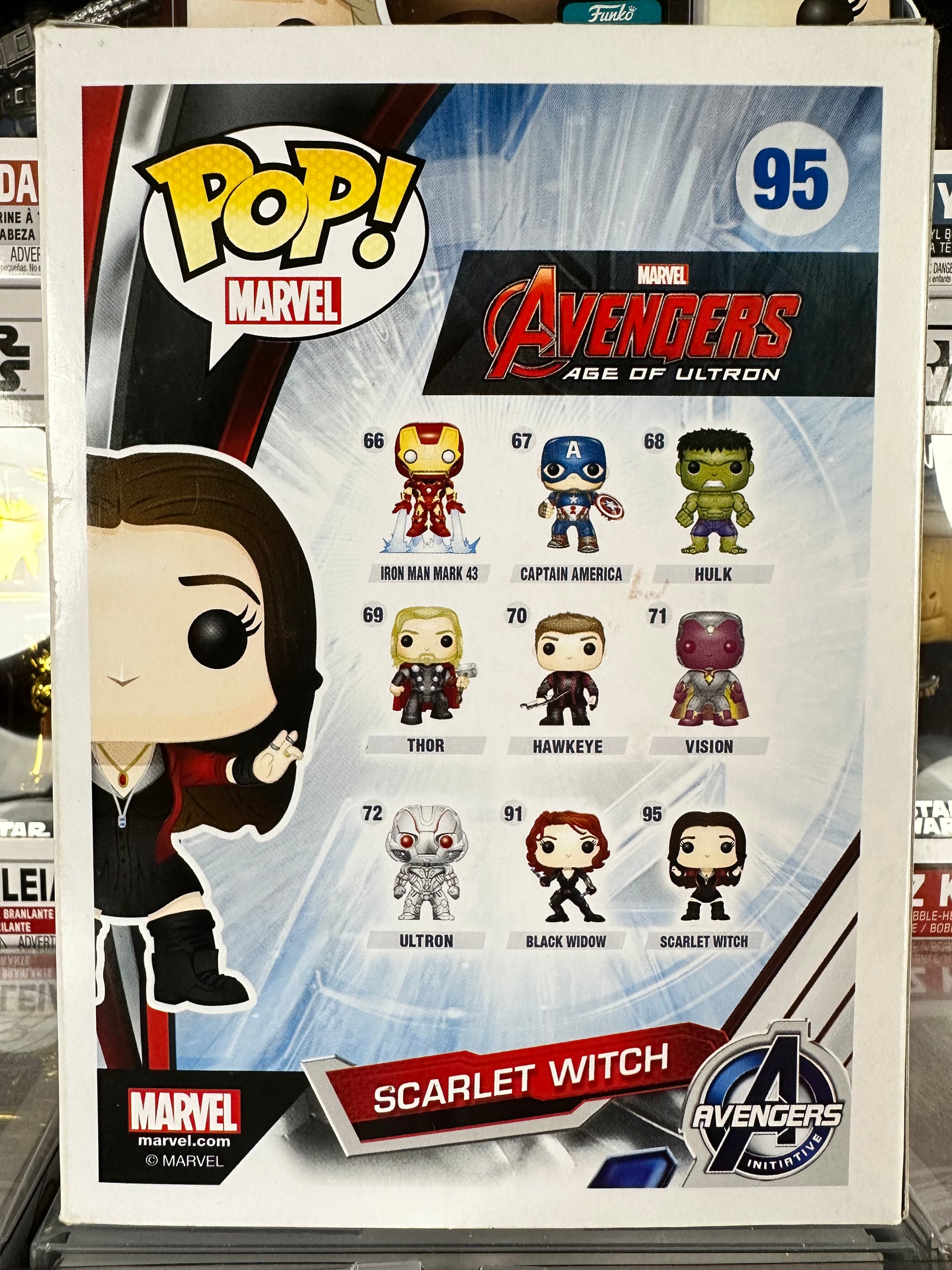 Funko pop scarlet witch age hot sale of ultron
