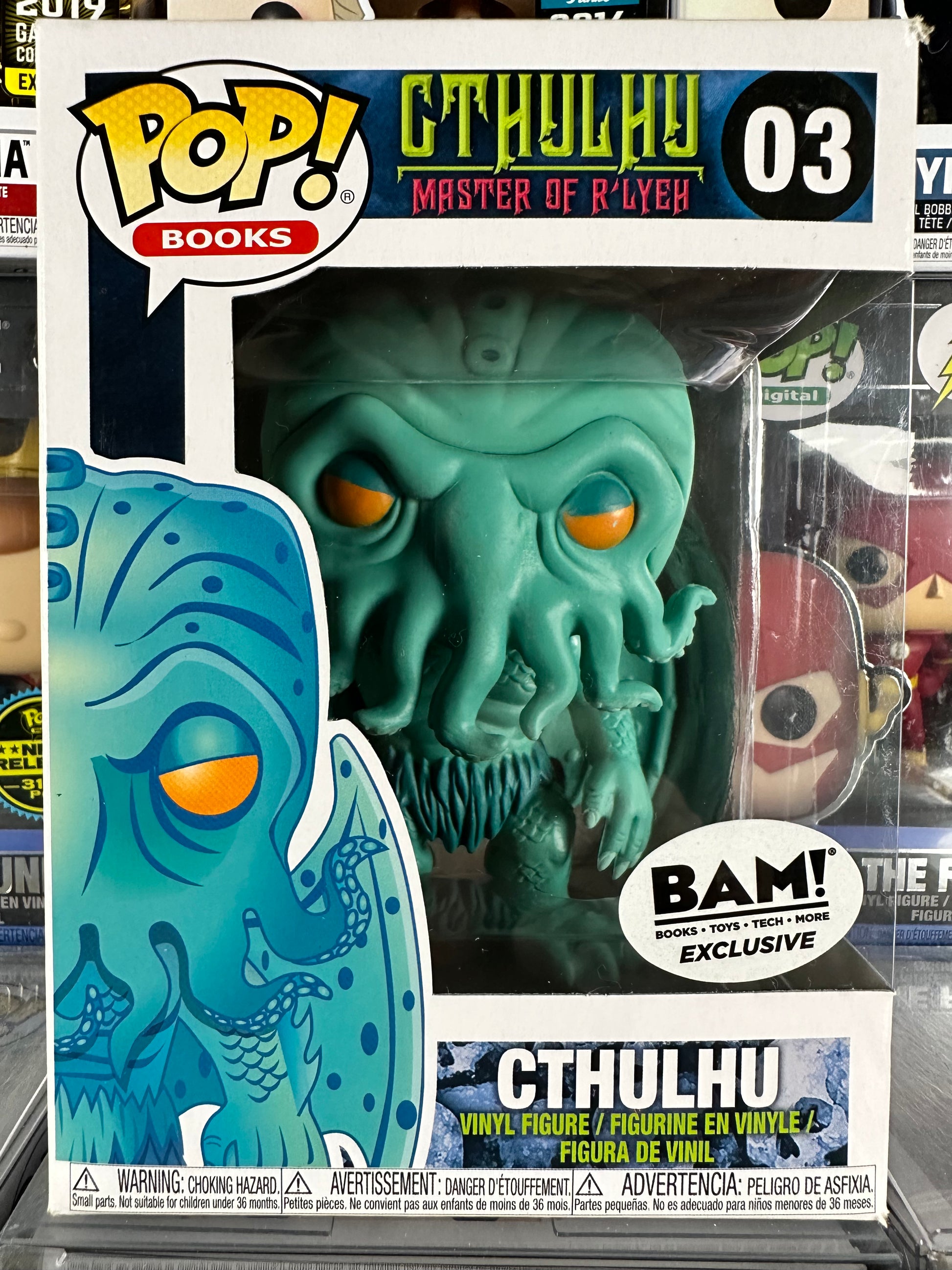 Pop Books - HP Lovecraft - Cthulhu (Neon Green) (03) BAM! Exclusive Va –  Popsession