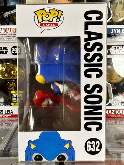Sonic the Hedgehog - Classic Sonic (Flocked) (632) Popcultcha Exclusive
