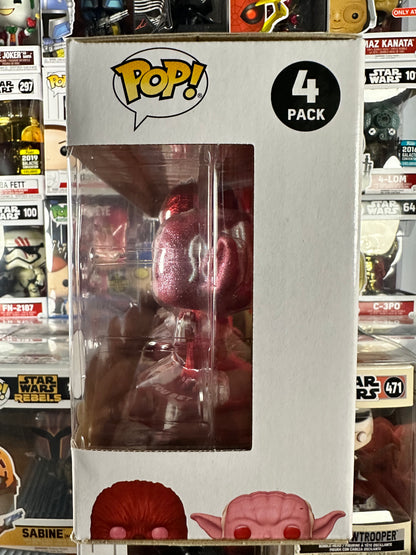 Star Wars - Darth Vader, Stormtrooper, Chewbacca, Yoda (Diamond Valentine) (paquete de 4)
