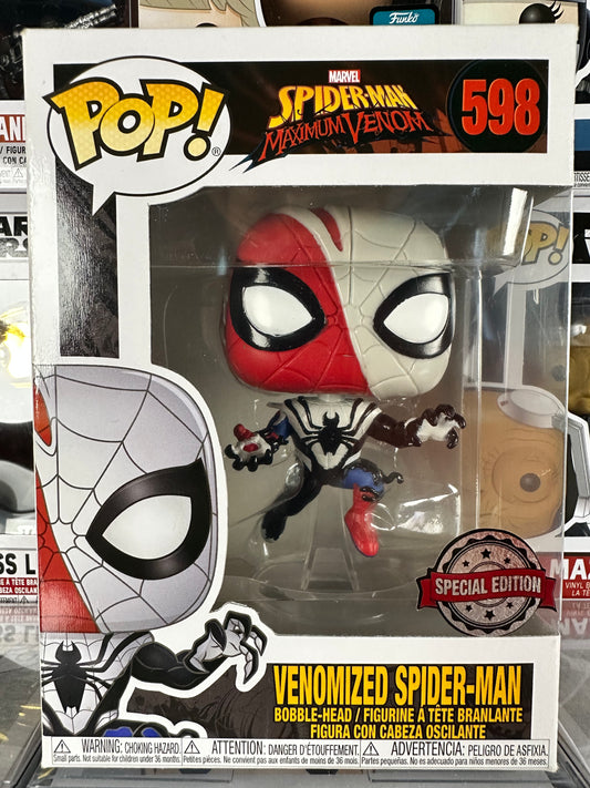 Marvel Spider-Man Maximum Venom - Spider-Man venenoso (598) abovedado