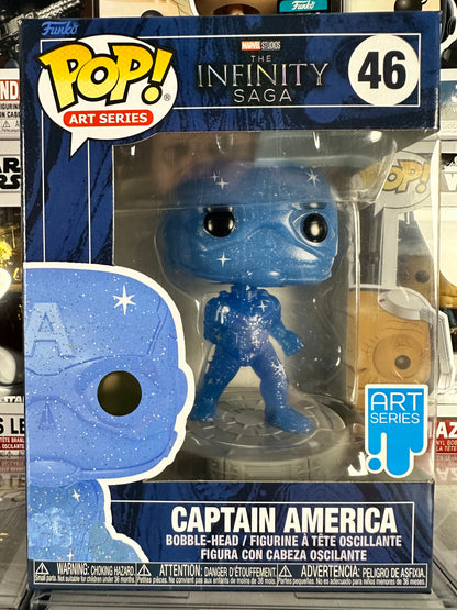 Marvel The Infinity Saga - Captain America (Blue) (Art Series) (46)