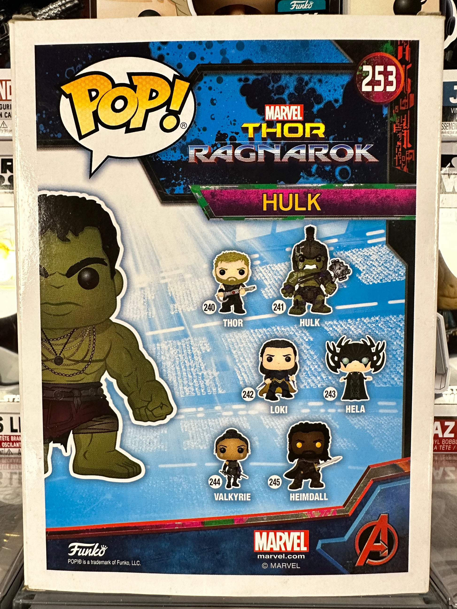 Thor Ragnarok - Hulk - POP! MARVEL action figure 253