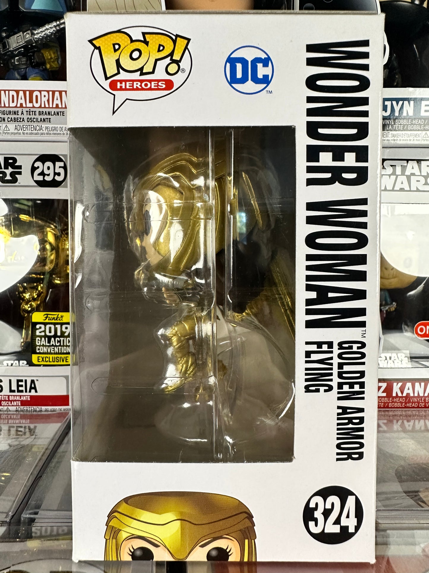 DC Wonder Woman 84 - Mujer Maravilla (Armadura Dorada Volando) (Metálico) (324)