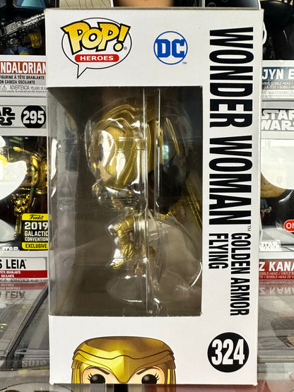DC Wonder Woman 84 - Mujer Maravilla (Armadura Dorada Volando) (Metálico) (324)