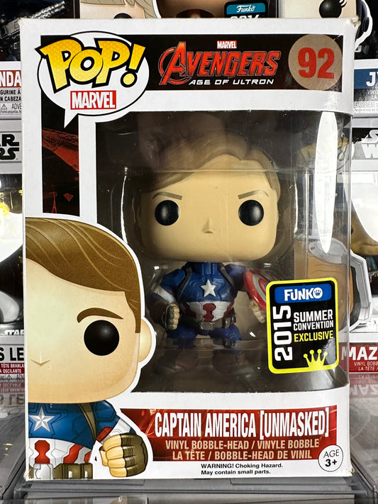 Marvel Avengers Age of Ultron - Capitán América (Desenmascarado) (92) (Convención de verano de 2015) Bóveda